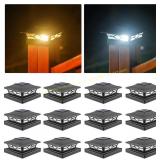 VOLISUN Solar Post Cap Lights 12-Pack