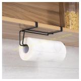 Black Paper Towel Holder, Under Cabinet
