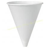 Cone Water Cups Cold, Paper, 4oz, White