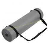 Fitvids 1/2-Inch Yoga Mat w Carry Strap, Gray