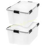 IRIS 62.8 Qt WeatherPro Storage Box 4Pack DAMAGED