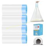 PETCPU Cat Litter Box Liners (60 Count) 19.7x17.7"