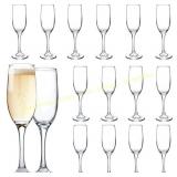 UMEIED 16 Champagne Glasses, Flutes, Long Stem