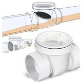 Tondiamo 3-In Backwater Valve PVC Drain