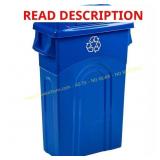 23 Gal Highboy Recycling Bin with Swing Lid