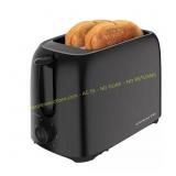 700-Watt 2-Slice Black Bread Toaster