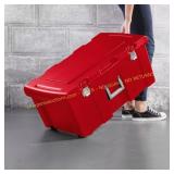 Sterilite 23 Gal Lockable Footlocker Box