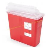 Alcedo Sharps Container 5 Qt, Biohazard