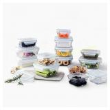 Glasslock 28-Pack Glass Storage Set with Lid