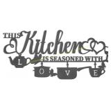 Metal Kitchen Wall Decor: Seasoned with Love