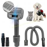 Pet Hair Grooming Brush Vacuum Attachment