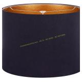 Wellmet 13x13x10 Lampshade, Black Gold