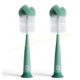 Munchkin Sponge Bottle Brushes Sage 2 Count