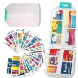 Pill Organizer with Labels - 7 Day Travel Case