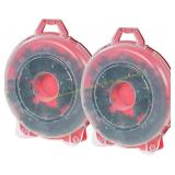 IRIS 61cm Wreath Storage Container 2 Pack