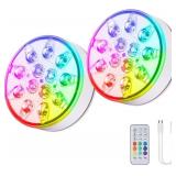 Pool Lights with Remote, 16 Colors, IP68