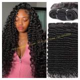 Human Hair Bundles 20-26 Deep Wave Bundles