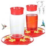 2 Pack Hummingbird Feeder, 22oz, 6 Ports