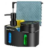 Bestseek Black 4-in-1 Soap Dispenser Set