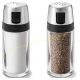 Oxo 1234780CL Salt & Pepper Shaker Set, Clear