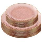 PLASTICPRO 64pc Combo Plates: 32 7" & 32 10"