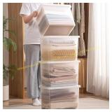 27-Quart Stackable Storage Bins 4-Pack