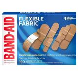 5-Boxes Band-Aid Flexible Fabric Bandages, 100