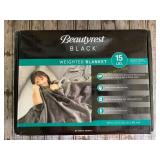 Beautyrest Black Weighted Blanket 15 LBS Grey