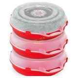 HOMZ 3-Pack 24" Wreath Storage Containers