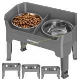 URPOWER 3-in-1 Elevated Dog Bowls, 4-Height
