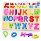 Alphabet Puzzles: Wooden ABC Shape Puzzles