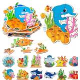 Under the Sea Jigsaw Puzzles 24 Pack Shark