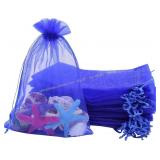 Stratalife Organza Bags 5x7, Blue, 100pcs