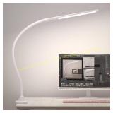 LED Desk Lamp with Clamp, 10W, Dimmable White