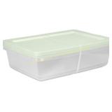 Set of 2-28 Qt Clear Storage Boxes with Lids