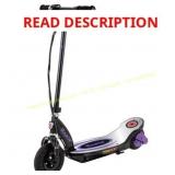 Razor E100 Electric Scooter - Black/Purple