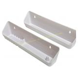 Bueyfolt 14" Sink Front Tip-Out Trays, White