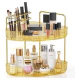 2-Tier Bath Counter Organizer, Acrylic Gold
