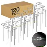 G-Shaped Landscape Staples, 6" Galvanized, 120