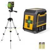 Laser Level with Tripod: Green Laser