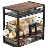 Coffee Pod Stand 70 Capacity Organizer Black
