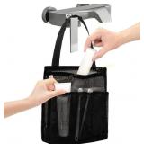 Portable Mesh Shower Caddy, Gym Bag, Black