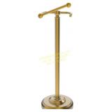 Brushed Brass Free-Standing TP Holder