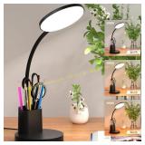 Desk Lamp: LED, 3 Color Modes, Dimmable, Black