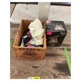 Light, advertising box, rubber leg tins