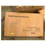 Hampton twin xl headboard (gray)