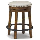Valebeck Swivel Stool, Cushioned Seat