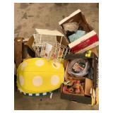 Organizers, plastic trays, cloths hangers