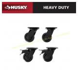 Husky 4 in. Caster Kit for Heavy Duty Cabinets