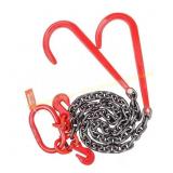 G80 Tow Chain: J Hook, Grab Hook 15600 lb
